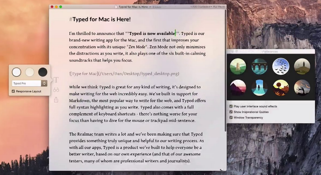 text writers for mac